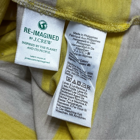 J. CREW Fitted Striped Button Front Rugby Shirt - Picture 7 of 7